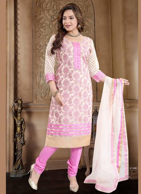 PINK Colour N F CHURIDAR 08 Fancy Festive Wear Worked Readymade Salwar Suit Collection N F C 234 PINK